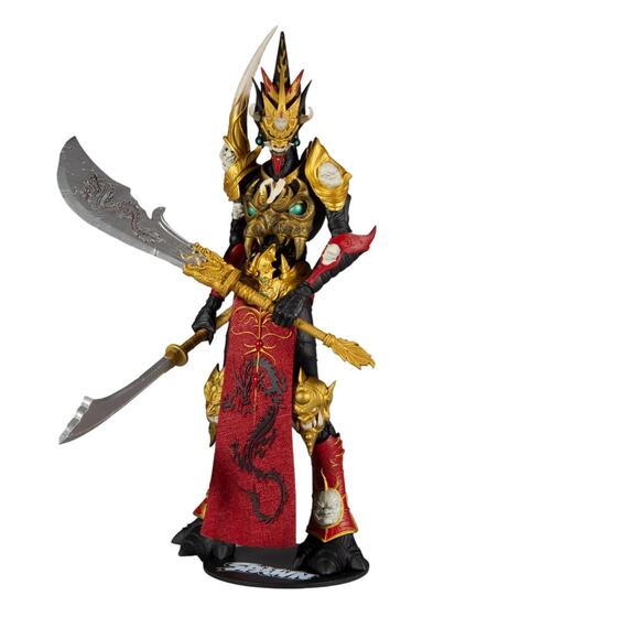 McFarlane Toys Mandarin Spawn 7" Action Figure Red 22 Articulating Moving Parts - Picture 9 of 9